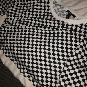 Forever 21 checkered crop top